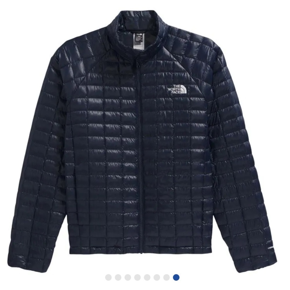 The North Face Summit Navy ThermoBall Reyes Puffer Jacket Mens Small NWOT - Picture 4 of 12